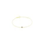 Bracelet chirine etoile or jaune