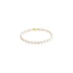 Bracelet clementia or jaune perle de culture