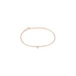Bracelet constantin argent rose oxyde de zirconium
