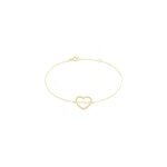 Bracelet cowal or jaune oxyde de zirconium Bracelet cowal or jaune oxyde de zirconium
