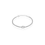Bracelet deauville argent blanc
