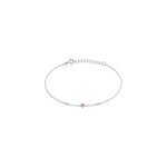 Bracelet argent blanc declaration oxyde de zirconium