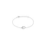Bracelet donatiane argent blanc oxyde de zirconium