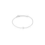 Bracelet eclat argent blanc oxyde de zirconium