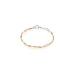 Bracelet eira argent tricolore