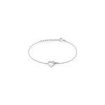 Bracelet elanda argent blanc oxyde de zirconium