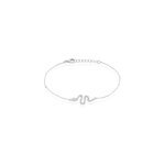 Bracelet eponine argent blanc oxyde de zirconium