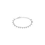 Bracelet fancy argent blanc