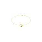 Bracelet gaya or jaune