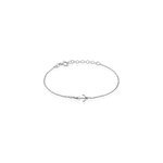 Bracelet gwenaelle argent blanc perle d'imitation