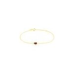 Bracelet helidie coccinelle or jaune