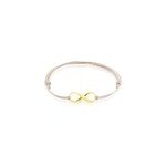 Bracelet infini or jaune