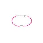 Bracelet infini pop argent blanc Bracelet infini pop argent blanc