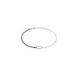 Bracelet infini pop argent blanc oxyde de zirconium Bracelet infini pop argent blanc oxyde de zirconium