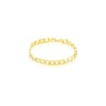 Bracelet iris maille gourmette or jaune