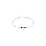 Bracelet irina argent blanc oxyde de zirconium
