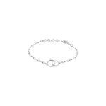 Bracelet isabel argent blanc oxyde de zirconium