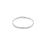 Bracelet ivy maille haricot or blanc