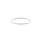 Bracelet izel maille anglaise or blanc