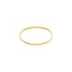 Bracelet izel maille anglaise or jaune Bracelet izel maille anglaise or jaune