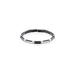 Bracelet jack acier blanc noir