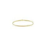 Bracelet jany maille palmier or jaune