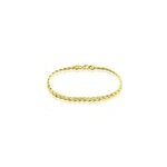 Bracelet jany maille palmier or jaune Bracelet jany maille palmier or jaune