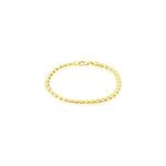 Bracelet jany maille palmier or jaune Bracelet jany maille palmier or jaune