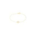 Bracelet joana or jaune nacre