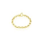 Bracelet jodie maille jaseron or jaune