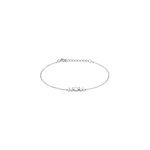 Bracelet argent blanc winter sweetness oxyde de zirconium