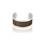 Bracelet jonc acier rose