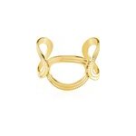 Bracelet jonc agostino acier jaune