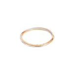 Bracelet jonc annie - france plaqu or tricolore