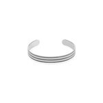 Bracelet jonc ayo argent blanc