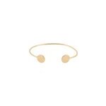 Bracelet jonc blanka plaqu or jaune