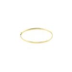 Bracelet jonc cynthia fil flexible or jaune
