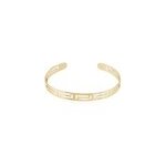 Bracelet jonc edmoneae plaqu or jaune