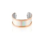 Bracelet jonc kayssi acier rose