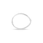 Bracelet jonc safietouae argent blanc