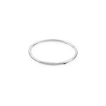 Bracelet jonc tabata argent blanc