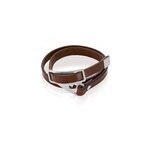 Bracelet jourdan cuir marron