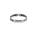 Bracelet jourdan herens acier blanc