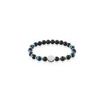 Bracelet jourdan homme 1921 acier blanc oeil de tigre onyx Bracelet jourdan homme 1921 acier blanc oeil de tigre onyx