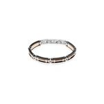 Bracelet jourdan priam acier bicolore