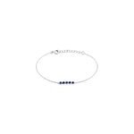 Bracelet karrie argent blanc oxyde de zirconium