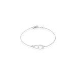 Bracelet kim argent blanc