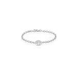 Bracelet lao argent blanc