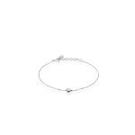 Bracelet leandra argent blanc