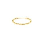 Bracelet maille acier dor virgil